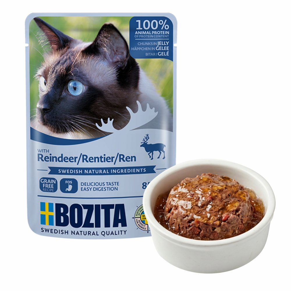 BOZITA karma dla kota w galarecie z reniferem 85g
